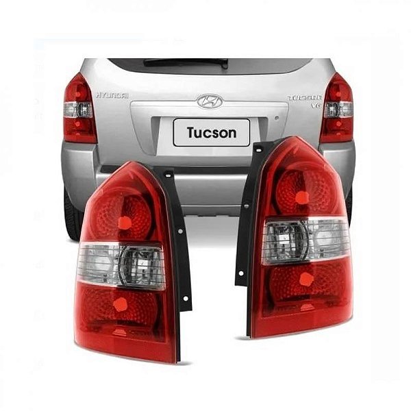 Lanterna tucson hyundai de 2005 a 2016 traseira lado esquerdo