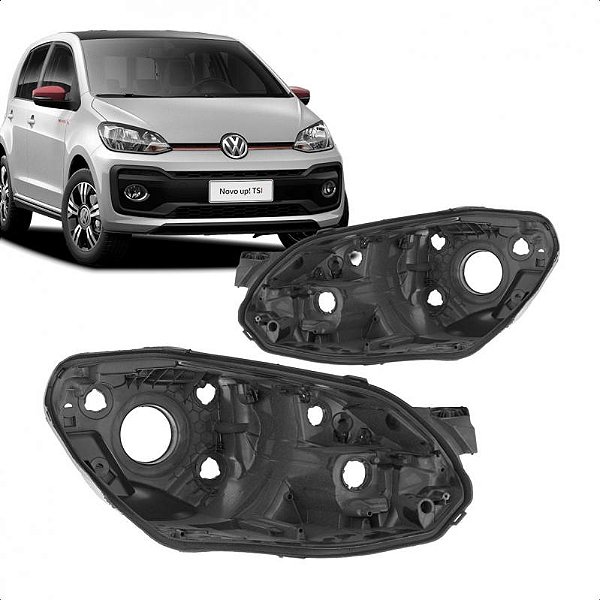 Carcaça de farol up volkswagen de 2017 a 2021 lado direito