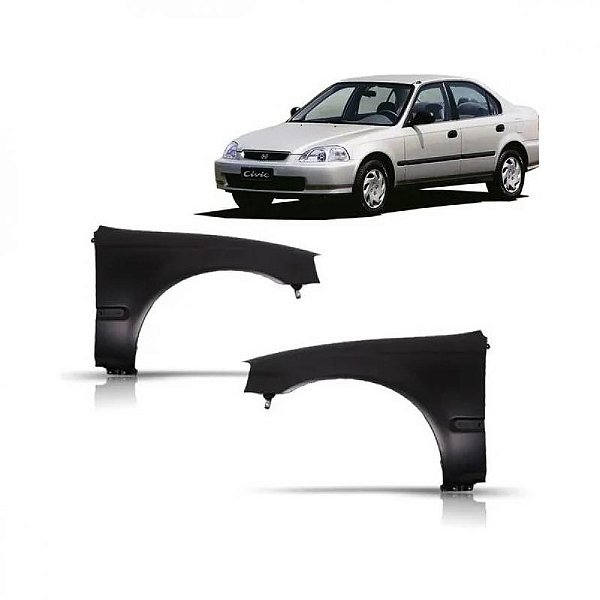 Para lama civic honda de 1999 a 2000 lado esquerdo