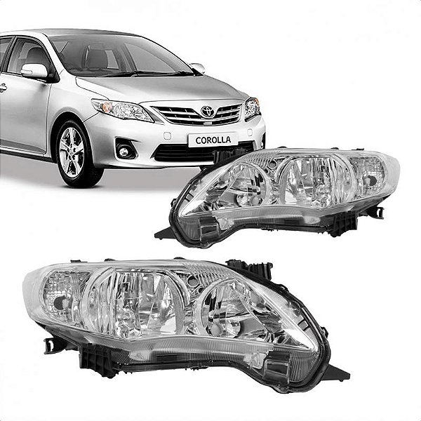 Farol corolla toyota de 2012 a 2013 lado direito