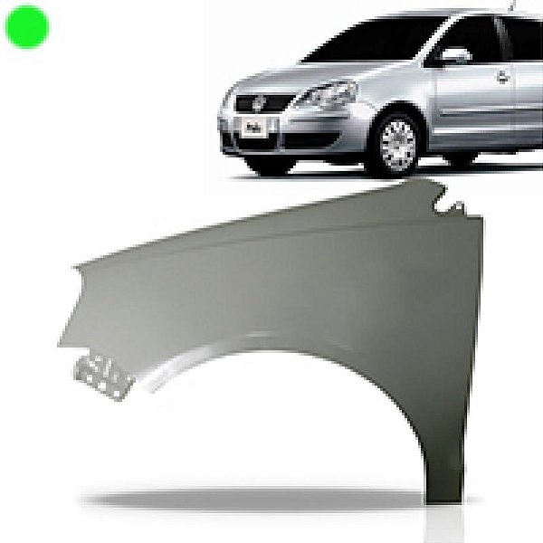 Para lama polo volkswagen de 2007 a 2014 lado esquerdo sem furo