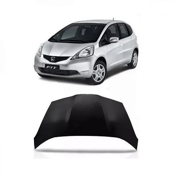Capô fit honda de 2009 a 2014 preto