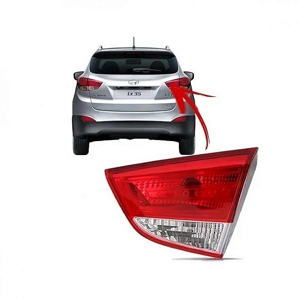 Lanterna ix35 hyundai de 2010 a 2022 traseira interna da tampa lado direito