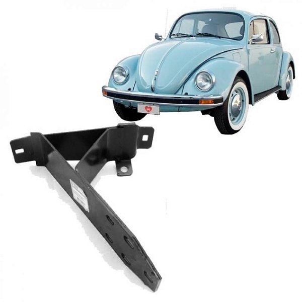 Suporte do para choque fusca volkswagen de 1976 a 1977 dianteiro lado direito fechado