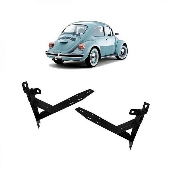 Suporte do para choque fusca volkswagen de 1976 a 1977 traseiro lado direito fechado