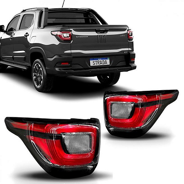 Lanterna strada fiat de 2020 a 2025 lado esquerdo traseira sem LED