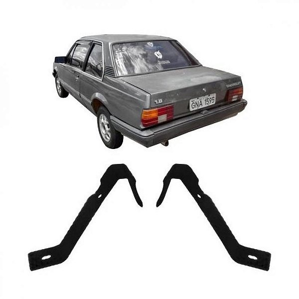 Suporte de para choque monza chevrolet de 1991 a 1996 traseiro lado direito e lado esquerdo