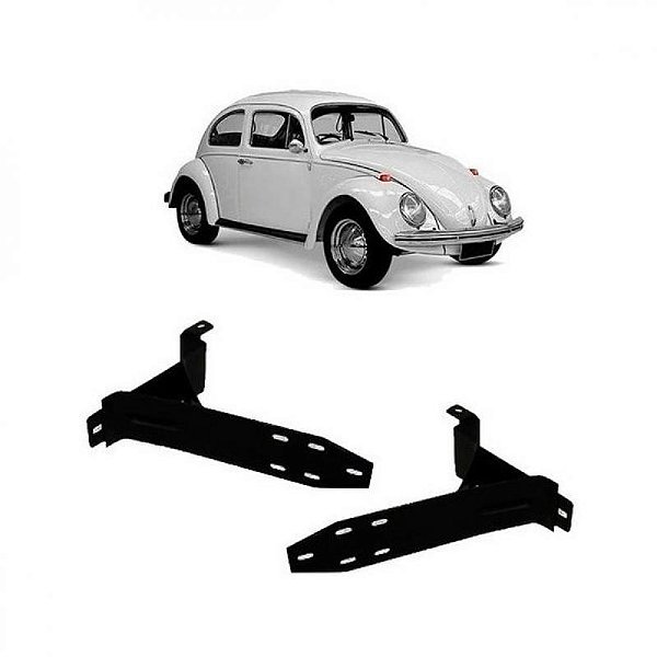 Suporte de para choque fusca volkswagen de 1976 a 1977 dianteiro lado esquerdo aberto