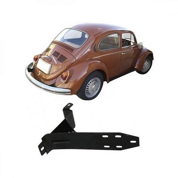 Suporte de para choque fusca volkswagen de 1976 a 1977 traseiro lado esquerdo aberto