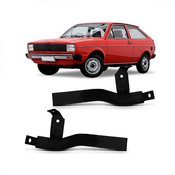 Suporte de para choque gol volkswagen de 1980 a 1986 dianteiro lado esquerdo