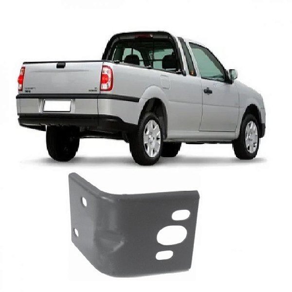 Suporte para choque saveiro volkswagen de 1999 a 2008 lado direito e lado esquerdo lateral traseiro gerações 3 e 4