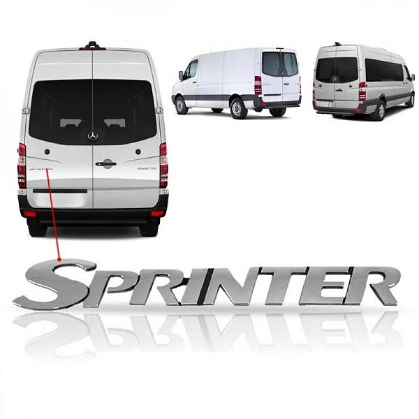 Emblema sprinter mercedes benz de 2003 a 2019 identificação do nome