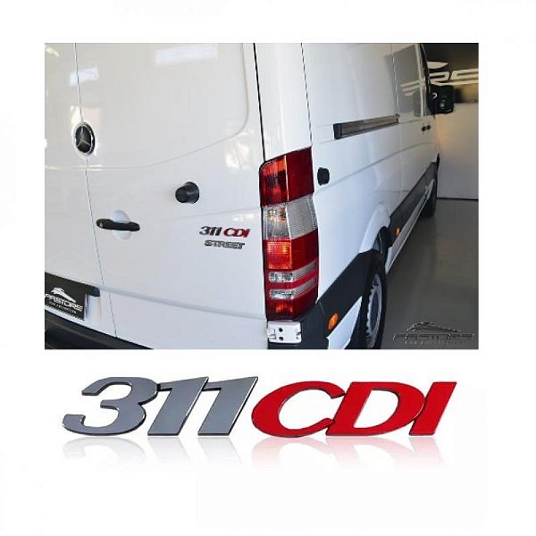 Emblema da mala sprinter mercedes benz de 2012 a 2019 traseiro 311 CDI