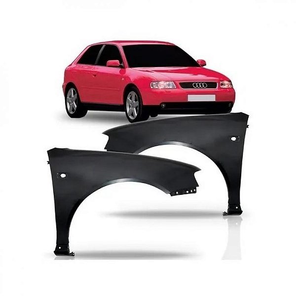 Para lama a3 audi de 2001 a 2006 lado esquerdo com furo