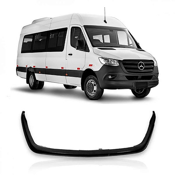 Moldura inferior para choque da grade do radiador sprinter mercedes benz de 2020 a 2025 preta