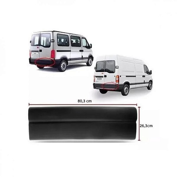Friso de porta master renault de 2003 a 2012 traseira lado esquerdo