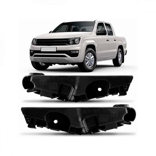 Suporte guia de para choque amarok volkswagen de 2017 a 2024 dianteiro lado direito