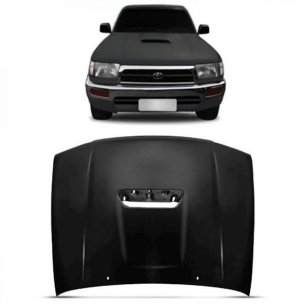 Capô hilux sw4 toyota de 1996 a 2002 com furo