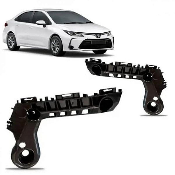Suporte guia para para choque corolla toyota de 2020 a 2025 dianteiro lado esquerdo