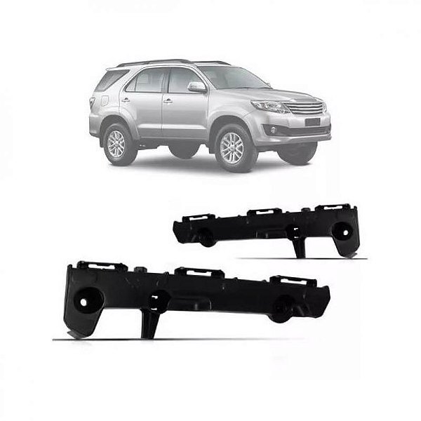 Suporte guia para para choque hilux sw4 toyota de 2012 a 2015 dianteiro lado esquerdo