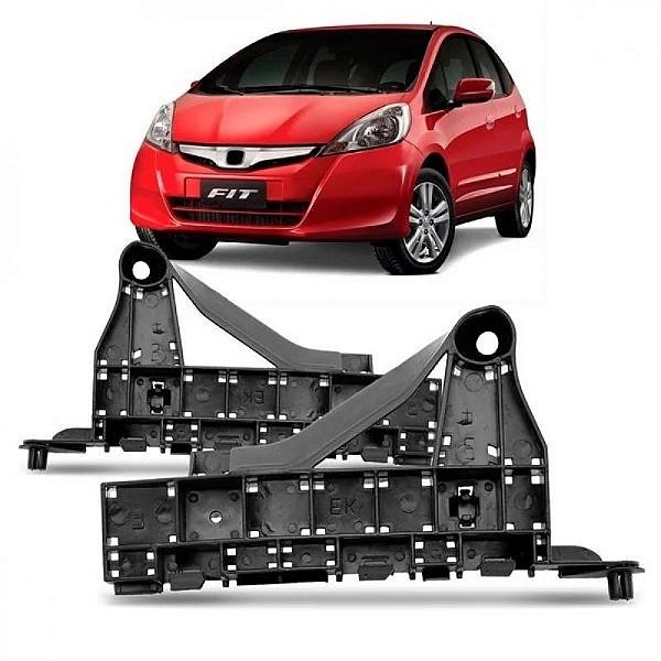 Suporte guia para para choque fit honda de 2013 a 2014 dianteiro lado direito