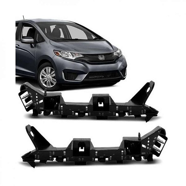 Suporte guia para para choque fit honda de 2014 a 2021 dianteiro lado direito