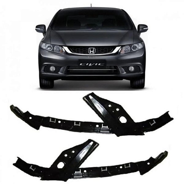 Suporte de farol civic honda de 2012 a 2016 lado esquerdo ABS de alta resistência
