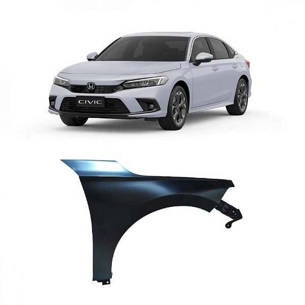 Para lama civic honda de 2023 a 2024 lado direito