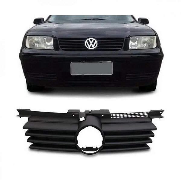 Grade do radiador bora volkswagen de 2000 a 2007 preta