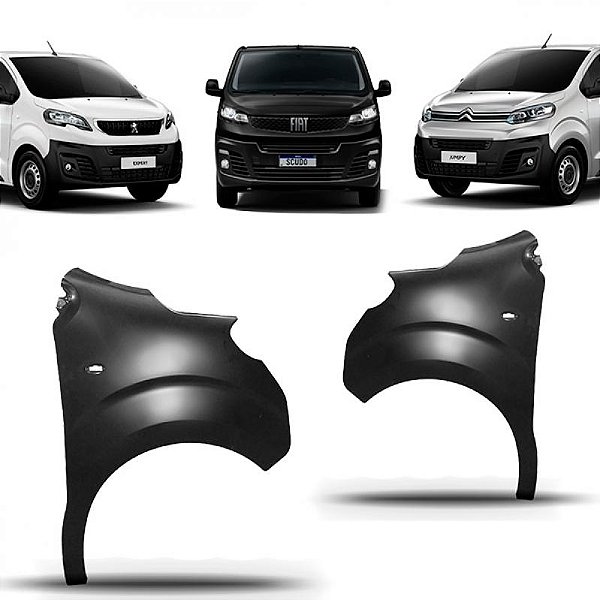 Para lama expert peugeot e jumpy citroën de 2018 a 2025 e scudo fiat de 2023 a 2025 lado direito