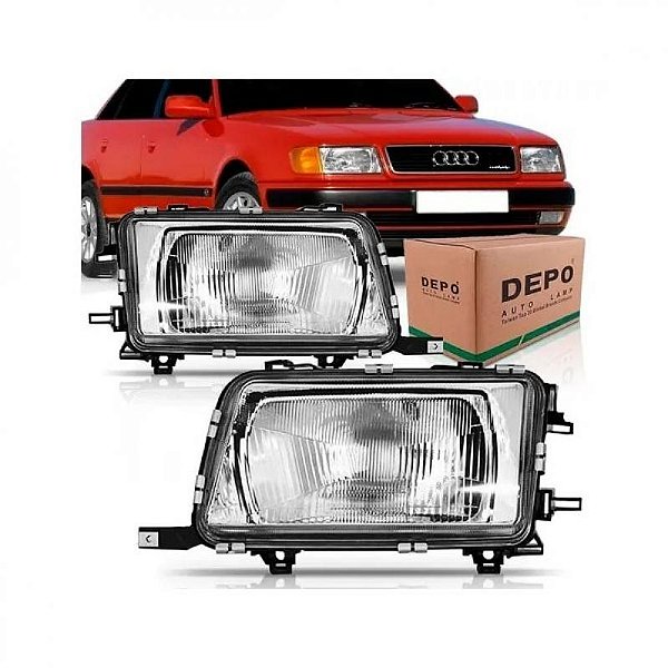 Farol a80 audi de 1991 a 1995 lado direito