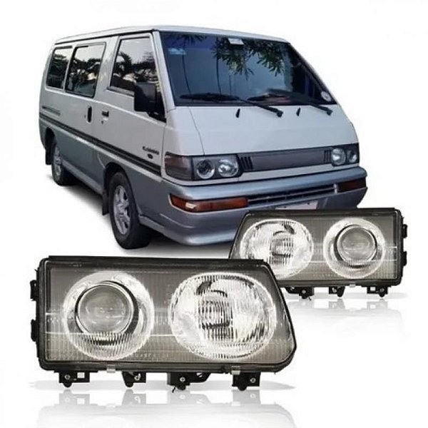 Farol l300 mitsubishi de 1998 a 2000 lado direito