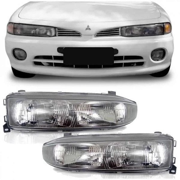 Farol galant mitsubishi de 1993 a 1995 lado direito sem pisca