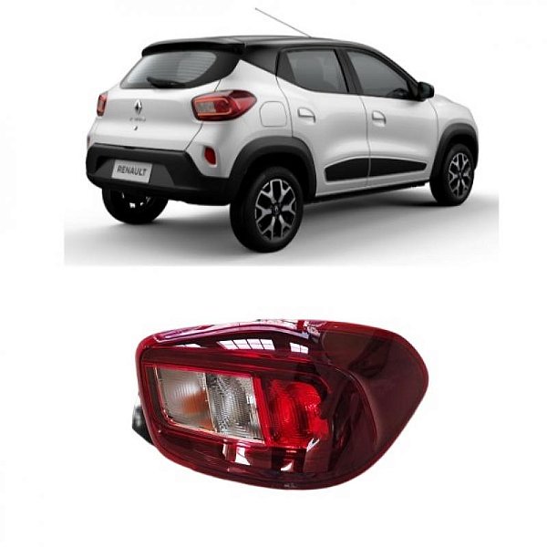 Lanterna kwid renault de 2022 a 2025 lado direito traseira com LED
