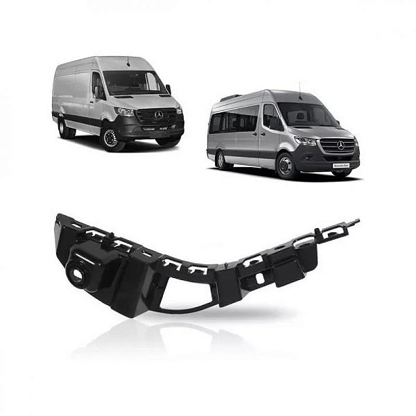 Guia de para choque sprinter mercedes benz de 2020 a 2025 dianteiro lado direito