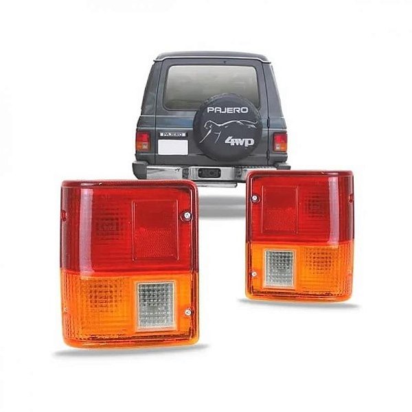 Lanterna pajero mitsubishi de 1983 a 1991 traseira lado direito