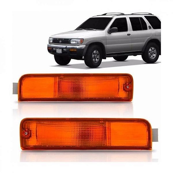 Lanterna pathfinder nissan de 1996 a 1999 lado direito dianteira âmbar para para choque