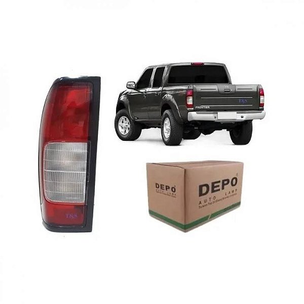 Lanterna frontier nissan de 2003 a 2007 lado direito traseira cristal