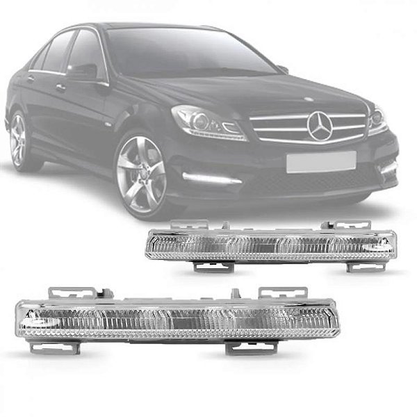 Lanterna c180 e c200 mercedes benz de 2011 a 2013 dianteira lado direito para para choque com LED