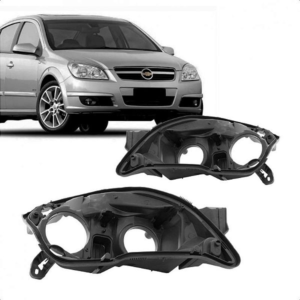Carcaça de farol vectra chevrolet de 2009 a 2011 lado esquerdo