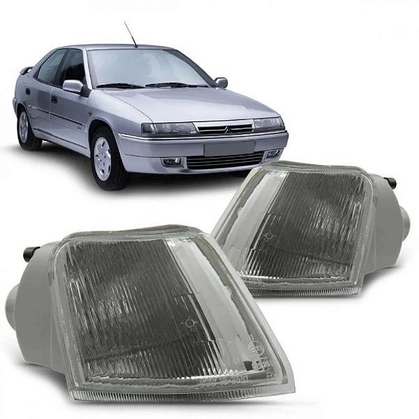 Lanterna xantia citroën de 1993 a 1997 dianteira lado esquerdo cristal