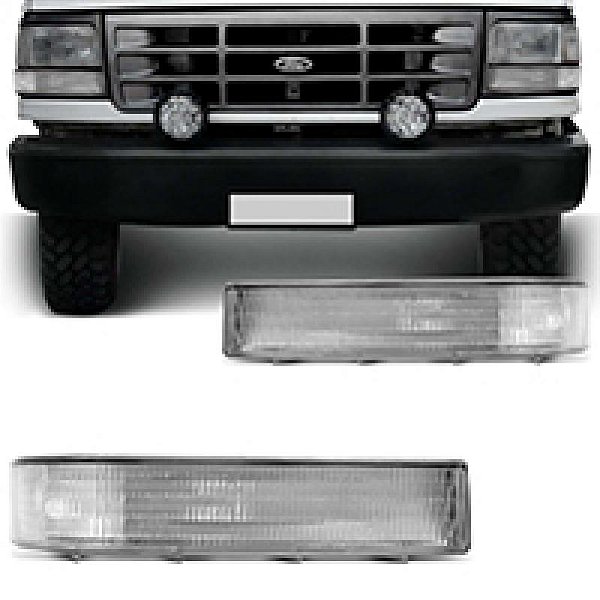 Lanterna f1000 ford de 1997 a 1998 dianteira lados direito e esquerdo cristal kit pisca