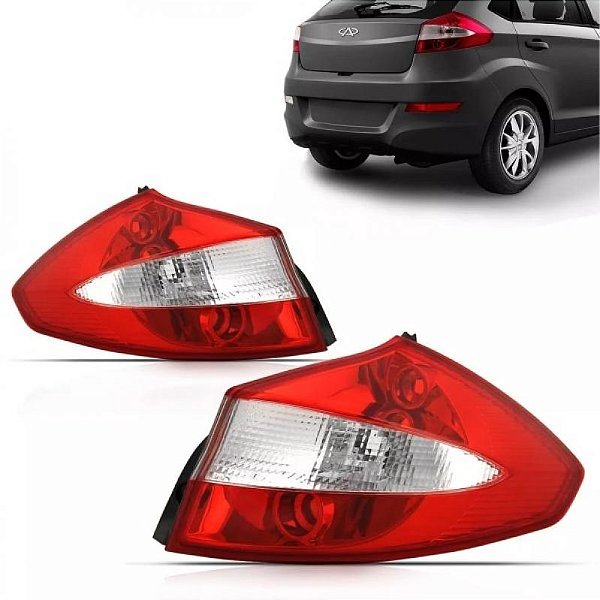 Lanterna celer chery de 2012 a 2015 traseira lado esquerdo hatch com soquete e com lâmpada