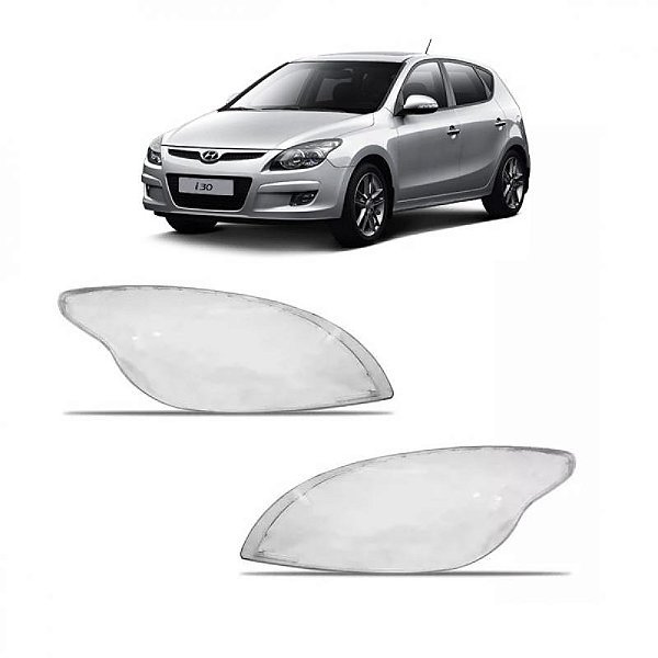Lente de farol i30 hyundai de 2009 a 2012 lado esquerdo