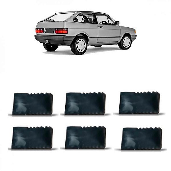 Cunha para para choque gol volkswagen de 1987 a 1994 conjunto com seis peças