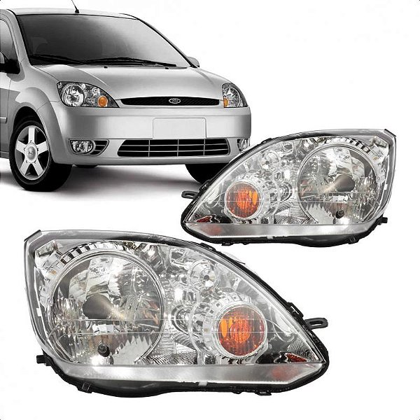 Farol fiesta ford de 2003 a 2007 lado direito amazon