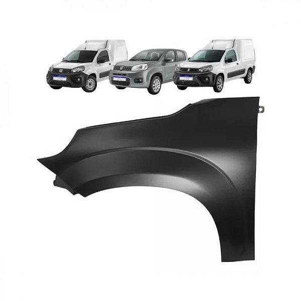 Para lama uno fiat de 2015 a 2021 e partner peugeot e fiorino fiat de 2022 a 2025 lado direito