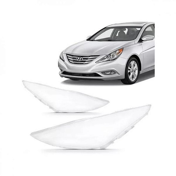 Lente do farol sonata hyundai de 2011 a 2014 lado direito