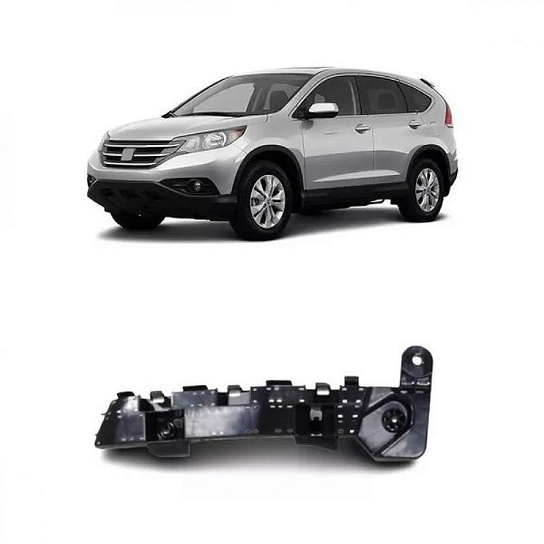 Suporte guia de para choque crv honda de 2012 a 2014 lado direito dianteiro