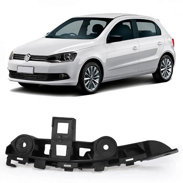 Suporte guia de para choque gol volkswagen de 2013 a 2016 dianteiro lado esquerdo geração 6